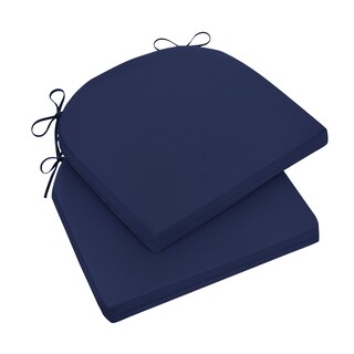 Foto 1 | Foto 1 | Juego De 2 Cojines Para Sillas De Exterior Wellsin Patio Color Azul Marino 43 X 41 X 5 Cm - Venta Internacional.