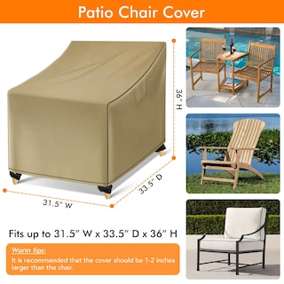 Foto 2 | Foto 2 | Funda Para Silla De Exterior Wleafj Impermeable Y Resistente Paquete De 2 - Venta Internacional.