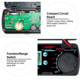Foto 4 | Foto 4 | Multímetro Digital Allsun Em3082 Auto Range Folding - Venta Internacional.