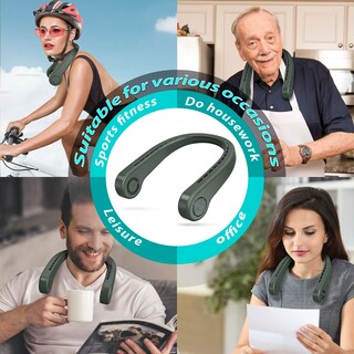 Foto 7 | Foto 7 | Ventilador De Cuello Useshine Portátil Sin Cuchillas Recargable 3000 Mah - Venta Internacional.