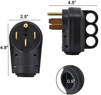 Foto 3 | Foto 3 | Juego De Enchufes Para Autocaravanas  50 A  Macho Y Hembra  125 Y 250 V  Para Autocaravanas  Caravanas - Venta Internacional.