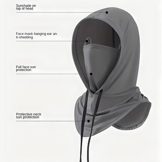 Foto 2 | Foto 2 | Capucha Con Protección Solar Contra Rayos Uv Para Hombre Y Mujer Paquete De 3 - Venta Internacional.