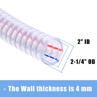 Foto 2 | Foto 2 | Tubo Flexible Ququyi De Alambre De Acero Con Succión De Pvc De 50 Mm X 57 Mm - Venta Internacional.