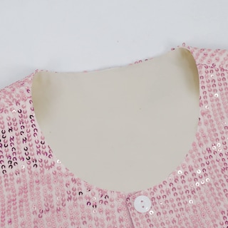 Foto 6 | Foto 6 | Chaqueta De Lentejuelas Bongzuo Para Mujer De Manga Larga Con Botones - Venta Internacional.