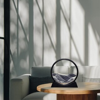 Foto 7 | Foto 7 | Cuadro Artístico Con Arena En Movimiento Paisaje Arenoso De Aguas Profundas De Aoderun 12 Cm - Venta Internacional.