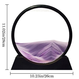 Foto 4 | Foto 4 | Cuadro Artístico Con Arena En Movimiento Paisaje Arenoso De Aguas Profundas De Aoderun 12 Cm - Venta Internacional.