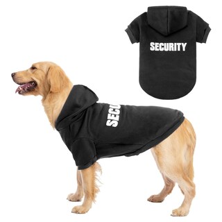Foto 1 | Foto 1 | Sudaderas Con Capucha Bingpet Security Para Perros Para Climas Fríos Talla Xl - Venta Internacional.