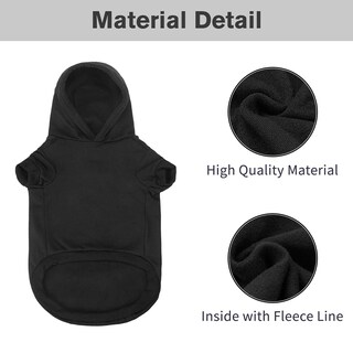 Foto 3 | Foto 3 | Sudaderas Con Capucha Bingpet Security Para Perros Para Climas Fríos Talla Xl - Venta Internacional.
