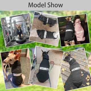 Foto 5 | Foto 5 | Sudaderas Con Capucha Bingpet Security Para Perros Para Climas Fríos Talla Xl - Venta Internacional.