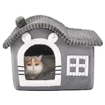 Cat House Jiupety Bear Con Chimenea Para Gatos Grandes Y Cachorros - Venta Internacional.