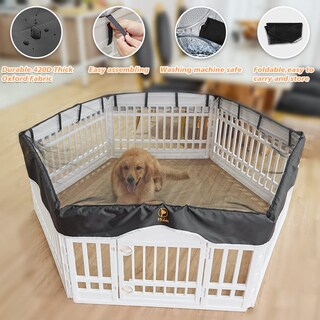 Foto 5 | Foto 5 | Funda Para Parque De Juegos Para Perros Pjyucien Parte Superior De Malla Para 6 Paneles 91 Cm - Venta Internacional.