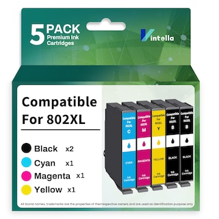 Foto 1 | Foto 1 | Cartuchos De Tinta Vintella Remanufacturados Epson 802xl 802 T802xl T802 - Venta Internacional.