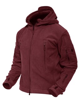 Foto 1 | Foto 1 | Chaqueta Magcomsen Sudadera Táctica De Forro Polar Para Hombre Color Rojo Vino Xl - Venta Internacional.