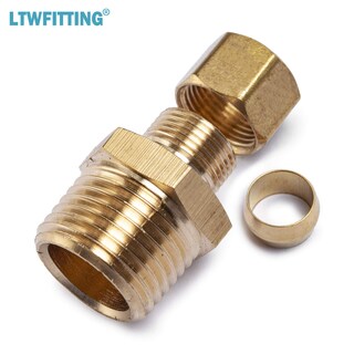Foto 2 | Foto 2 | Conector De Compresión Ltwfitting Latón 3/8 Od X 1/2 Macho Npt (paquete De 20) - Venta Internacional.