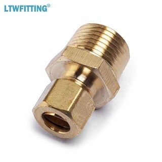 Foto 3 | Foto 3 | Conector De Compresión Ltwfitting Latón 3/8 Od X 1/2 Macho Npt (paquete De 20) - Venta Internacional.