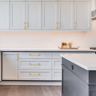 Foto 5 | Foto 5 | Tiradores De Armario Amerdeco De Latón Cepillado Dorado De 160 Mm Con Orificio Paquete De 10 - Venta Internacional.