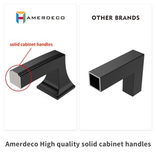 Foto 6 | Foto 6 | Tiradores De Armario Amerdeco Color Champán Y Bronce Paquete De 10 Unidades 96 Mm Agujero - Venta Internacional.