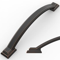 Cabinet Tira Amerdeco En Bronce Frotado Con Aceite De 128 Mm En Los Centros Con Orificios Centrales - Venta Internacional.