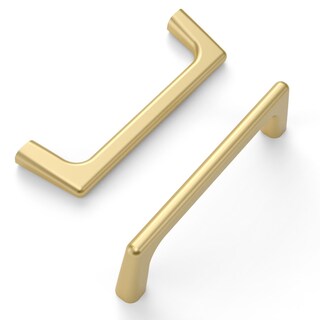 Foto 2 | Foto 2 | Tiradores De Armario Amerdeco Oro Cepillado 96 Mm Con Orificios Para Centros Centrales Paquete De 10 - Venta Internacional.