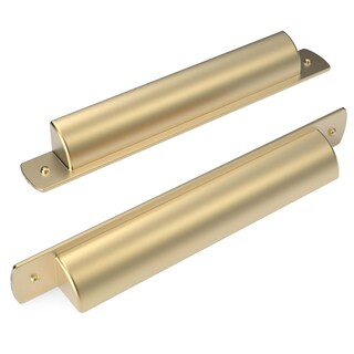 Foto 1 | Foto 1 | Tiradores De Armario Asidrama De Latón Cepillado 128 Mm Oro Paquete De 10 - Venta Internacional.