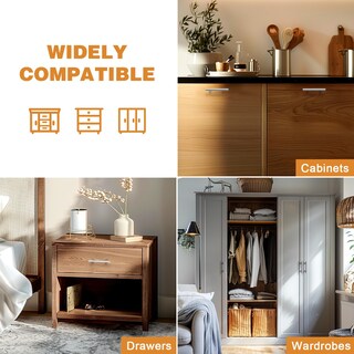 Foto 6 | Foto 6 | Tiradores De Cajón Probrico De Acero Inoxidable Cromado Pulido X30 - Venta Internacional.