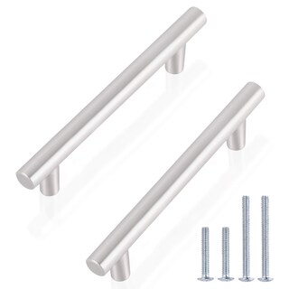 Foto 1 | Foto 1 | Tiradores De Armario Gobrico Níquel Satinado Acero Inoxidable 96 Mm 30 Unidades - Venta Internacional.
