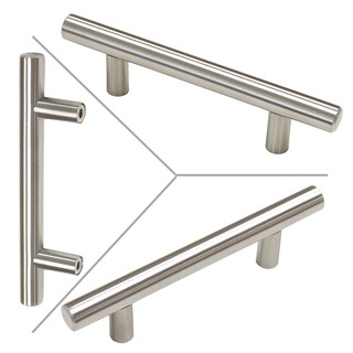 Foto 4 | Foto 4 | Tiradores De Armario Gobrico Níquel Satinado Acero Inoxidable 96 Mm 30 Unidades - Venta Internacional.