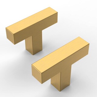 Foto 1 | Foto 1 | Pomos De Armario Amerdeco En Oro Cepillado De 5 Cm De Longitud Paquete De 10 - Venta Internacional.