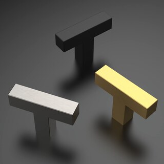 Foto 2 | Foto 2 | Pomos De Armario Amerdeco En Oro Cepillado De 5 Cm De Longitud Paquete De 10 - Venta Internacional.