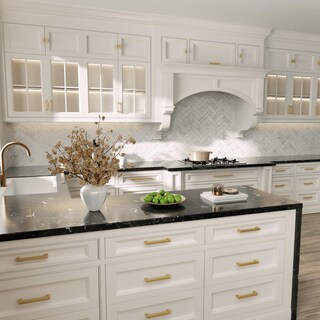 Foto 6 | Foto 6 | Armario Handles Homdiy Gold Centros Con Agujeros De 192 Mm Paquete De 6 Unidades - Venta Internacional.