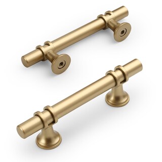 Foto 1 | Foto 1 | Tiradores De Armario Amerdeco En Oro Cepillado Mate Paquete De 10 Unidades 76 Mm - Venta Internacional.