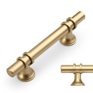 Foto 2 | Foto 2 | Tiradores De Armario Amerdeco En Oro Cepillado Mate Paquete De 10 Unidades 76 Mm - Venta Internacional.