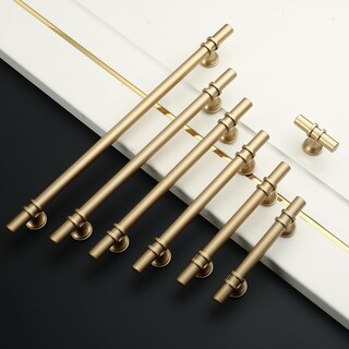 Foto 3 | Foto 3 | Tiradores De Armario Amerdeco En Oro Cepillado Mate Paquete De 10 Unidades 76 Mm - Venta Internacional.