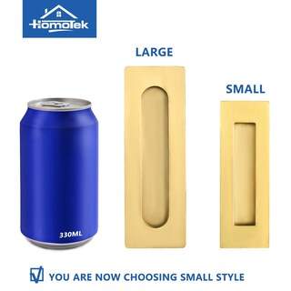 Foto 5 | Foto 5 | Tiradores De Puerta Homotek Para Armario Corredizo Empotrado 150 Mm Oro Cepillado - Venta Internacional.