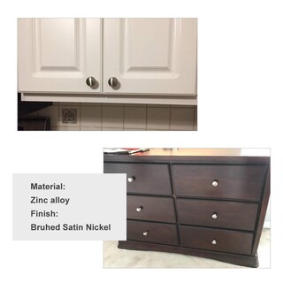 Foto 3 | Foto 3 | Pomos De Armario Homdiy Hd6050snb De Níquel Satinado Paquete De 12 - Venta Internacional.