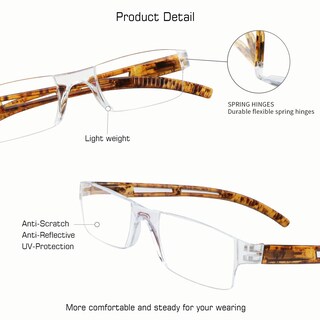 Foto 2 | Foto 2 | Gafas De Lectura Visionglobal Blue Light Blocking +3.00 - Venta Internacional.