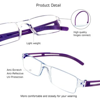 Foto 2 | Foto 2 | Gafas De Lectura Visionglobal Blue Light Blocking +3.25 - Venta Internacional.
