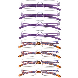 Foto 1 | Foto 1 | Gafas De Lectura Visionglobal Con Bloqueo De Luz Azul 8 Pares - Venta Internacional.