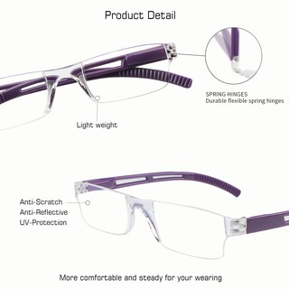 Foto 2 | Foto 2 | Gafas De Lectura Visionglobal Con Bloqueo De Luz Azul 8 Pares - Venta Internacional.