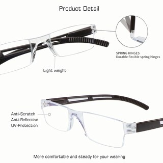 Foto 2 | Foto 2 | Gafas De Lectura Visionglobal Blue Light Blocking +2.50 - Venta Internacional.