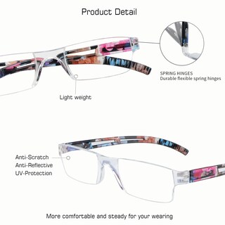 Foto 2 | Foto 2 | Gafas De Lectura Visionglobal Con Bloqueo De Luz Azul 8 Pares - Venta Internacional.