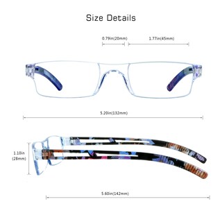 Foto 3 | Foto 3 | Gafas De Lectura Visionglobal Con Bloqueo De Luz Azul 8 Pares - Venta Internacional.