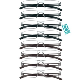 Foto 1 | Foto 1 | Gafas De Lectura Visionglobal Con Bloqueo De Luz Azul 8 Pares - Venta Internacional.