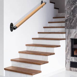 Foto 2 | Foto 2 | Barandilla Seleware De Madera Para Escaleras Interiores De 91 Cm Con Soportes Metálicos - Venta Internacional.