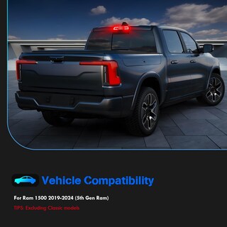 Foto 6 | Foto 6 | Tercera Luz De Freno Shinefit Led Compatible Con Ram 1500 2019-2024 - Venta Internacional.