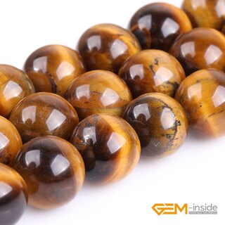 Foto 3 | Foto 3 | Perlas Sueltas De Piedras Preciosas Con Forma De Ojo De Tigre En El Interior 14 Mm Para Joyería - Venta Internacional.