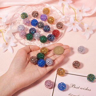 Foto 6 | Foto 6 | Diamantes De Imitación De Resina Cheriswelry De Bubblegum Beads 20 Mm 96 Unidades - Venta Internacional.