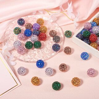 Foto 7 | Foto 7 | Diamantes De Imitación De Resina Cheriswelry De Bubblegum Beads 20 Mm 96 Unidades - Venta Internacional.