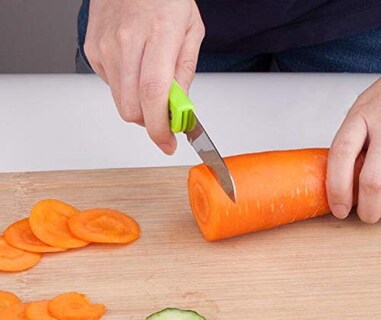 Foto 7 | Foto 7 | Cuchillo Para Frutas Woiwo De Acero Inoxidable Plegable 32 G Color Verde - Venta Internacional.