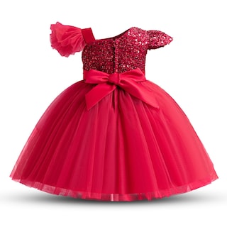 Foto 2 | Foto 2 | Vestido Hnxdyy Para Fiesta De Bebé Niña Lentejuelas Boda Concurso De Bodas Talla 80 - Venta Internacional.